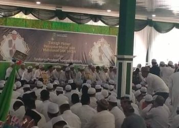 Ribuan Jemaah Hadiri Peringatan Maulid Nabi Muhammad dan Peresmian Pendopo Serambi Madinah