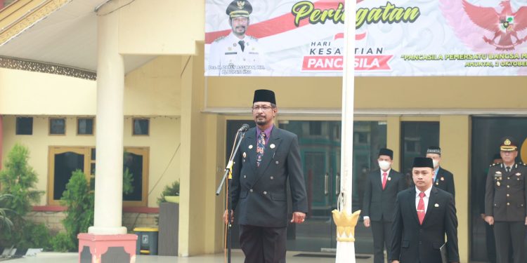 Pj Bupati HSU Pimpin Peringatan Hari Kesaktian Pancasila