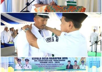 Bupati Tanah Bumbu Zairullah Azhar Secara Maraton Lantik Kepala Desa Hasil Pilkades Gelombang 2