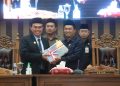 DPRD Kabupaten Tanah Bumbu menggelar paripurna dalam rangka penyampaian RAPBD Tahun Anggaran 2024.