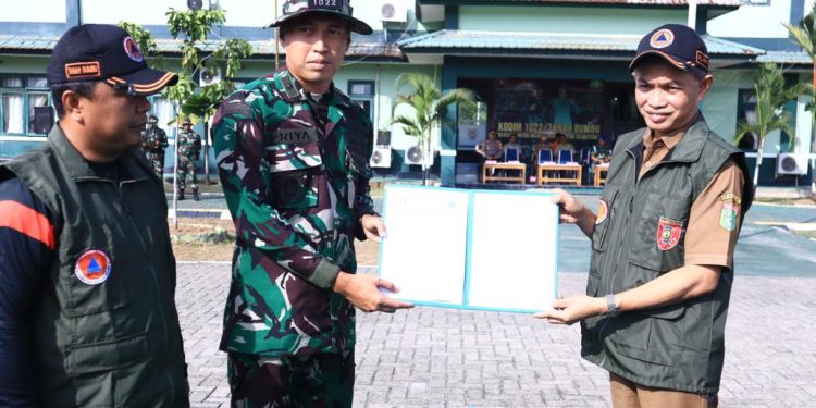 Pemkab Tanah Bumbu Apresiasi Kodim 1022/Tnb Gelar Pelatihan Penanggulangan Bencana