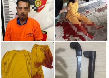 Hamdan Tusuk Istri Sendiri Hingga Bersimbah Darah
