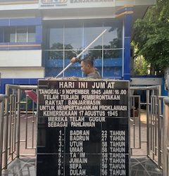 Kawasan Perkantoran di Banjarmasin Ini Ada Dua Saksi Bisu Sejarah Perjuangan Rakyatnya