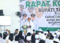 Rakor Bupati Tanah Bumbu Bersama Kepala Desa Sekaligus Launching Aplikasi Sajadah