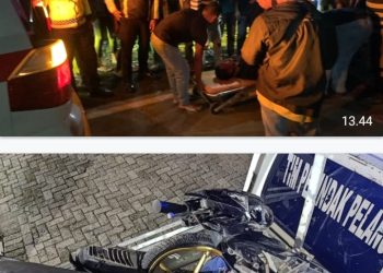Kecelakaan Jalan Transmigrasi Km 6 Kecamatan, Satu Orang Tewas dan Dua Luka-luka