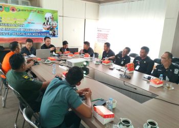 Hadapi Hidmeteorologi, BPBD Tanah Bumbu Gelar Rakor Sekaligus Launcing Cewe Medsos