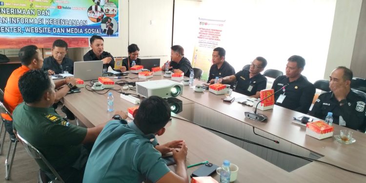 Hadapi Hidmeteorologi, BPBD Tanah Bumbu Gelar Rakor Sekaligus Launcing Cewe Medsos