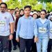Gibran Ikut Jalan Sehat, Disambut Antusias Masyarakat yang Hadir