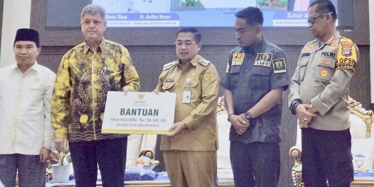 Bikin Merinding, Sambut Dubes Palestina mWalikota Banjarmasin ini Kutip Amanat Presiden Sukarno