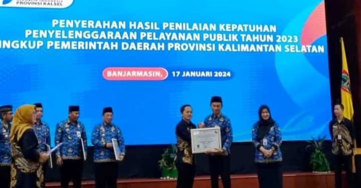 Ombudsman Perwakilan Kalimantan Nilai Tanah Bumbu Masuk Kategori A nilai 88.62