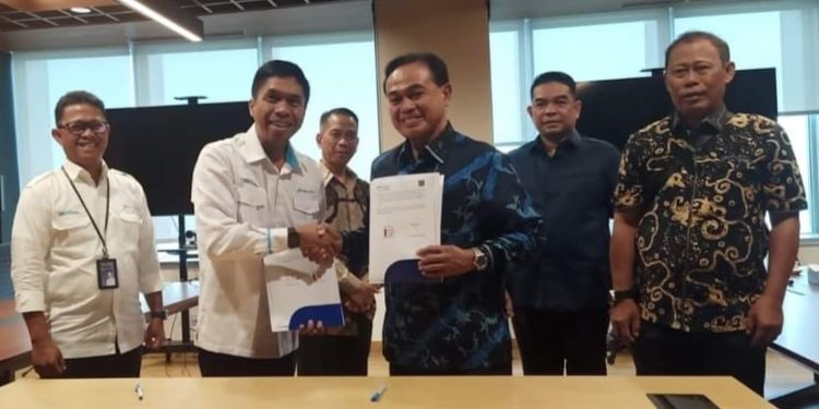 Bupati Abah Zairullah Tandatangani Perjanjian SP3 dengan PT Pelabuhan Tanjung Priok