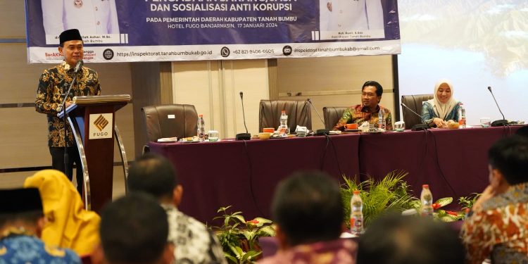 SKPD dan DPRD Tanah Bumbu Ikuti Sosialisasi Pengadaan Barang Jasa dan Anti Korupsi