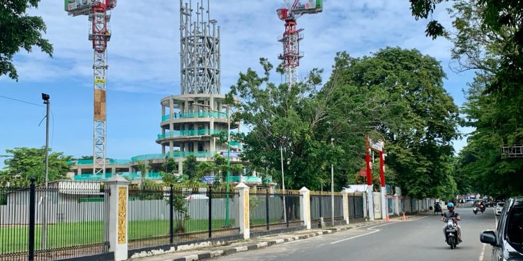 Bangunan Tertinggi di Kalimantan? Tugu Pal O Banjarmasin ini Akan Jadi ‘Kado’ dari Gubernur Sahbirin