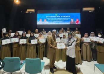 Dispersip Tanah Bumbu Gelar Bimtek Pengelola Perpustakaan Sekolah