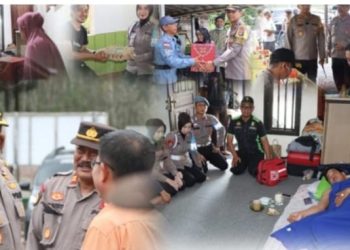 Kapolres Tanah Bumbu Salurkan Bantuan Paket Sembako
