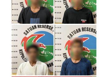 Polisi Amankan Empat Tersangka yang Diduga Edarkan Narkoba