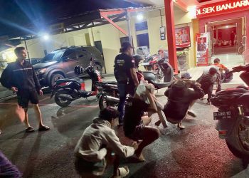 Miris , Satu Cewek dan Puluhan Anak di Bawah Umur Diringkus Polisi Banjarmasin Saat Bersiap Tawuran Subuh Hari, Disini Lokasinya
