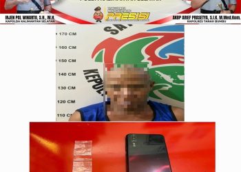 Diduga Edarkan Narkoba Seorang Pria Diamankan Polisi