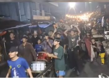 Seng Ada Lawan, Bagarakan Sahur di Banjarmasin ini Mirip Pawai, Nitizen pun Tulis Komentar Lucu-lucu an