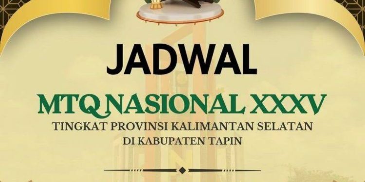 MTQ Kalsel 2024 Dimulai, Kafilah Banjarmasin dan Kab Banjar Bawa Misi Paling Berat