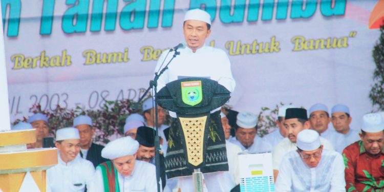 Wakil Ketua DPRD, Bacakan Sejarah Pembentukan Tanah Bumbu