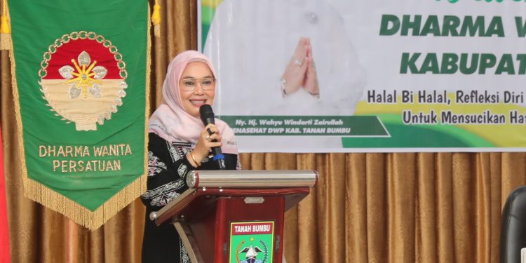 DWP Tanah Bumbu Gelar Pertemuan Rutin dan Halal Bihalal