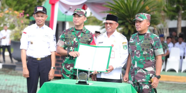 Wabup Muh Rusli Buka Pelaksanaan TMMD ke-120 di Tanah Bumbu