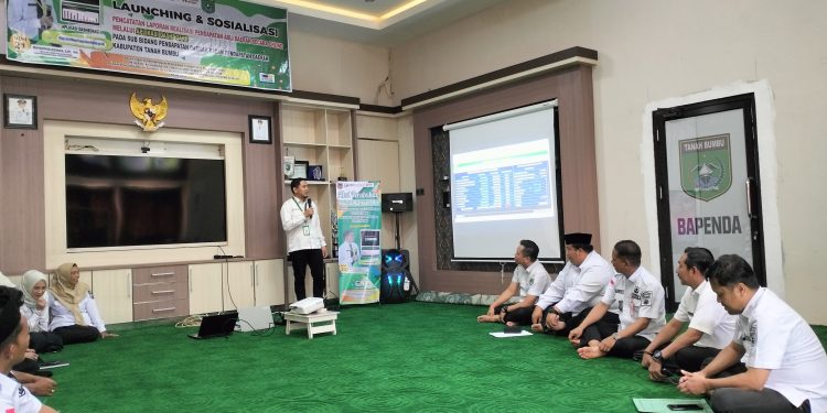 Bapenda Tanah Bumbu Luncurkan Aplikasi Dashboard