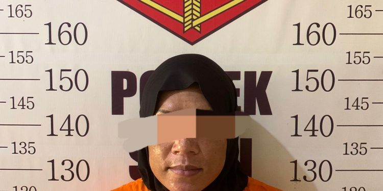 Seorang Perempuan Berinisial NOR Diamankan Polsek Satui