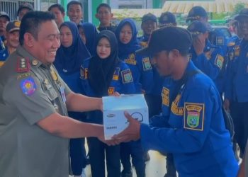 Dinas Satpol PP dan Damkar Tanah Bumbu Gelar Acara Halal Bi Halal Sekaligus Serahkan SK Non PNS 2024