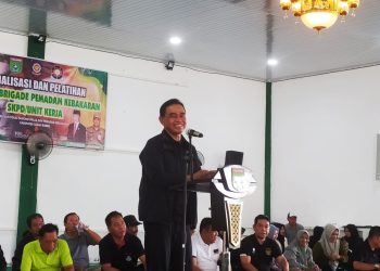 Bupati Zairullah Azhar Buka Kegiatan Cegah Kebakaran bersama Satpol PP dan Damkar