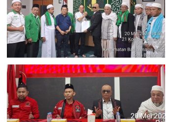 Abah Zairullah Serahkan Formulir Lamaran Bacagub Kalsel ke PPP dan PDIP