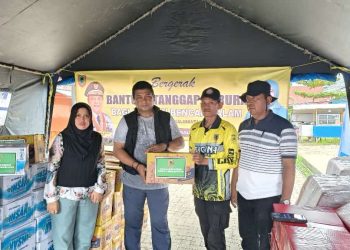 Selain Bantuan Sembako, Dinsos Tanah Bumbu Juga Dirikan Dapur Umum Korban Banjir
