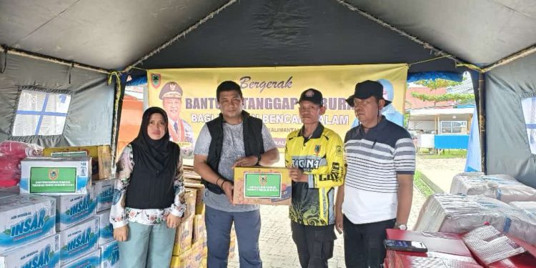 Selain Bantuan Sembako, Dinsos Tanah Bumbu Juga Dirikan Dapur Umum Korban Banjir