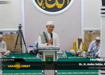Hadiri Lailatul Jumat, Sekda Ambo Sakka : Titip Doa Bendungan Kusan Segera Terwujud