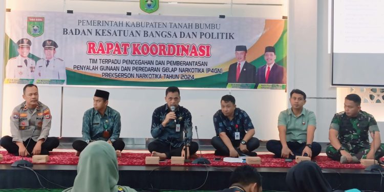 Rakor P4GN, Upaya Pemkab Tanah Bumbu Cegah dan Berantas Penyalahgunaan Narkotika