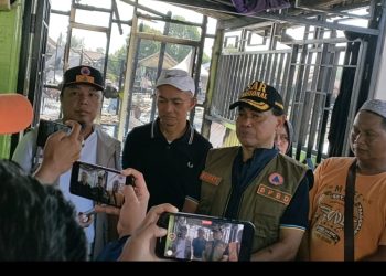 Abah Zairulah Tinjau Korban Kebakaran di Tungkaran Pangeran