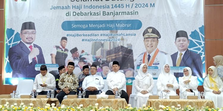 Pemkab Tanah Bumbu Sambut Kedatangan Jamaah Haji Asal Tanah Bumbu