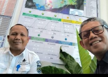 Direktur PT Air Minum Bersujud Terima Kunjungan Sekretaris Kopkar Pedami PAM Banjarmasin
