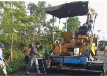 Dinas PUPR Tanah Bumbu Percepat Bangun Jalan Sepanjang 45 Km