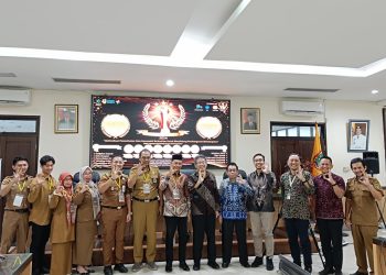 Sekda Ambo Sakka Hadiri Penilaian Geospasial Banua Award di Banjarbaru