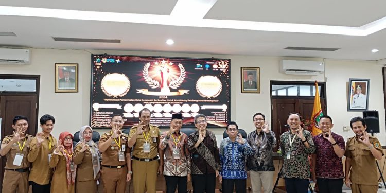 Sekda Ambo Sakka Hadiri Penilaian Geospasial Banua Award di Banjarbaru