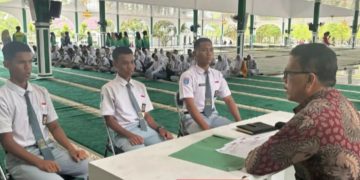 48 Anggota Paskibra Tanah Bumbu Mengikuti Pemusatan Latihan dan Karantina