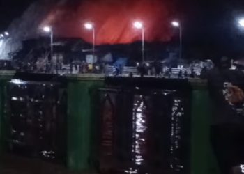 Enam Jam Baru Padam, Kebakaran Dahsyat Landa Pasar Lima Banjarmasin