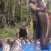 Dedengkot Ikan Sungai di Kalimantan Ditemukan Sebesar Manusia Berdiri, Nitizen Ngaku Ngeri Lihatnya