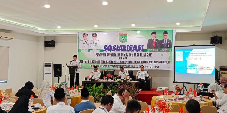 Disperkimtan Tanah Bumbu Gelar Sosialisasi Pedoman Pengadaan Tanah Skala Kecil