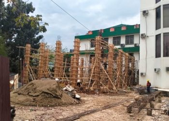 Pembangunan Gedung Pertemuan Bupati Tanah Bumbu Sudah Kisaran 21 Persen