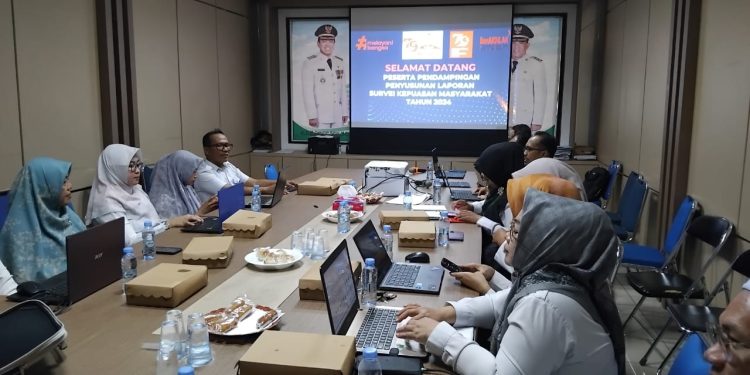 Bagian Organisasi Gelar Pedampingan Penyusunan Laporan SKM