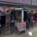 Satpol PP dan Damkar Tanah Bumbu Himbau Masyarakat Pasang Bendera Merah Putih