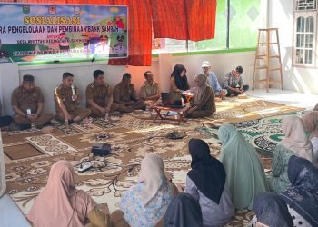 Gandeng DLH, Desa Wiritasi Gelar Sosialisasi Pemilahan dan Pembentukan Bank Sampah